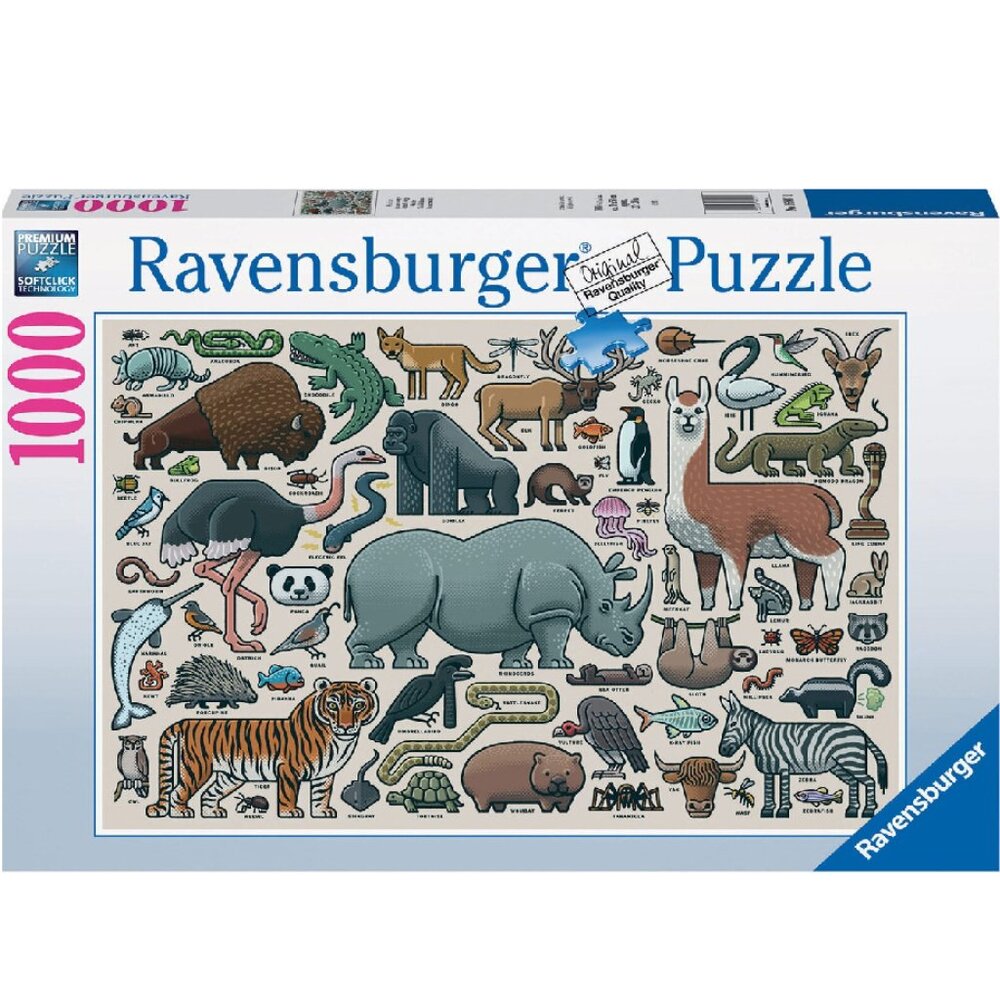 Ravensburger 1000pcs Adult Puzzle-You Wild Animal by Mario Zucca New In Box